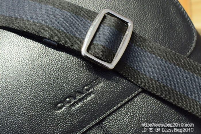 COACH蔻馳 海外代購 頭層牛皮 專櫃品質 70555 單肩斜挎男包  Chz1558
